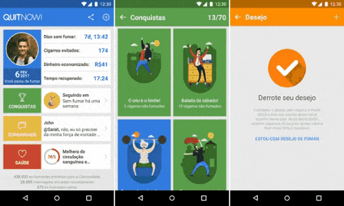 QuitNow: Pare de fumar com facilidade!