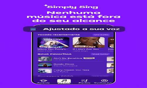 Domine canto profissional com Simply Sing!