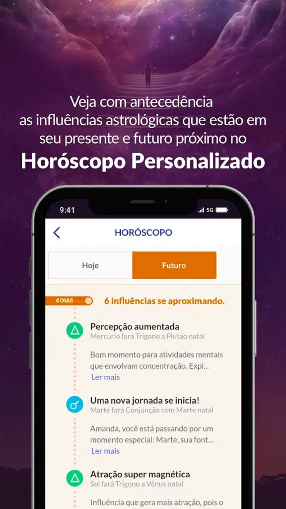 Verifique seu horóscopo em 1 minuto