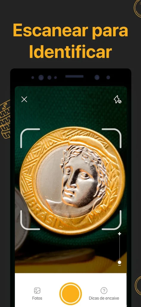 Avalie suas moedas em 30 segundos